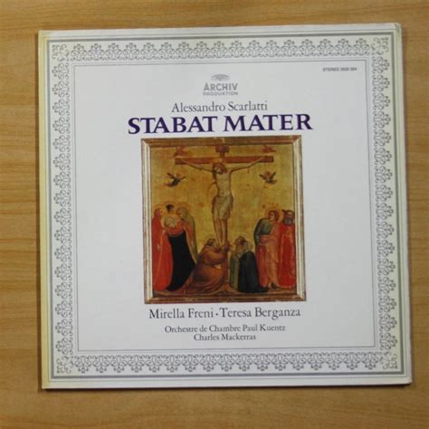 Alessandro Scarlatti Stabat Mater Gatefold Lp Discos La Metralleta