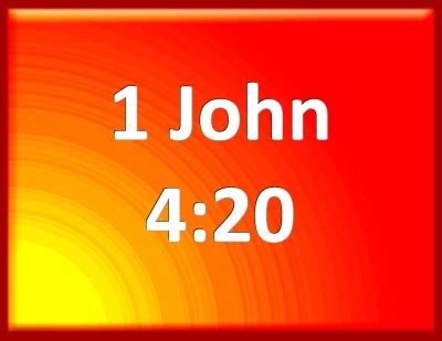 Результаты розыгрышей лотереи «спортлото «4 из 20» в архиве тиражей. Bible Verse Powerpoint Slides for 1 John 4:20