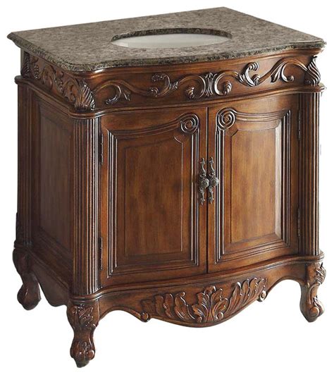 They've turned a large, victorian vanity into the sink for the guest bathroom. 32" Traditional-Style Fiesta Antique-Style Bathroom Sink ...