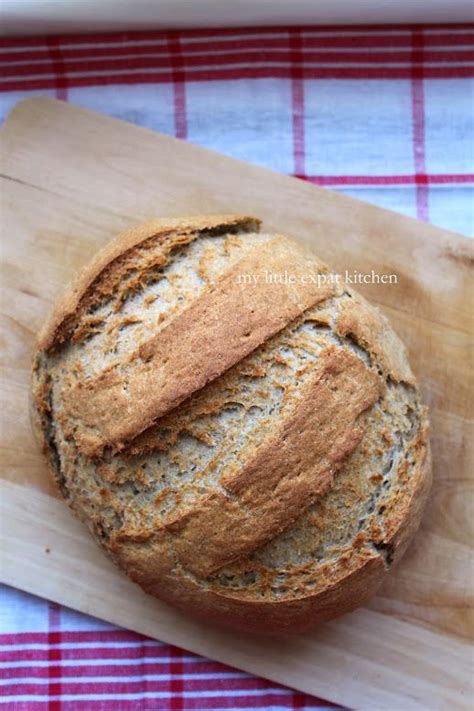 3,2,1 barley bread using the sequential method of the 3,2,1 oat bran bread , this barley bread. My Little Expat Kitchen: Greek barley bread | Barley bread recipe, Greek bread, Bread recipes