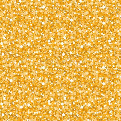 Vector Golden Shiny Glitter Texture Seamless Stock Vector