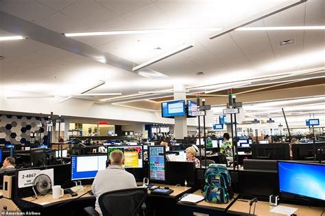 Inside American Airlines Tornado Proof Operations Center At Dallas