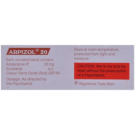 Arpizol 20 Tablet 10s Price Uses Side Effects Composition Apollo