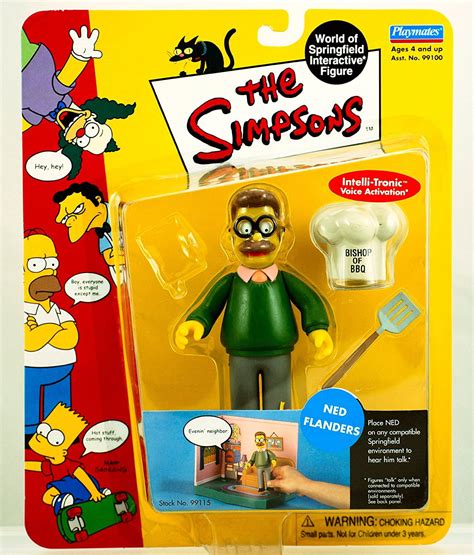 Series 2 Ned Flanders Action Figure Ned Flanders By The Simpsons From