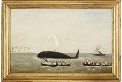American School 19th Century Whaling Scene Mutualart
