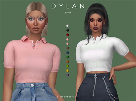Dylan Shirt By Plumbobs N Fries From Tsr • Sims 4 Downloads