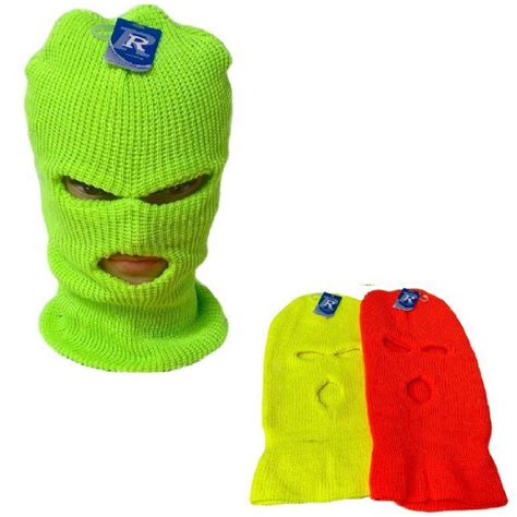24 Pieces Ski Mask Neon Unisex Ski Masks At