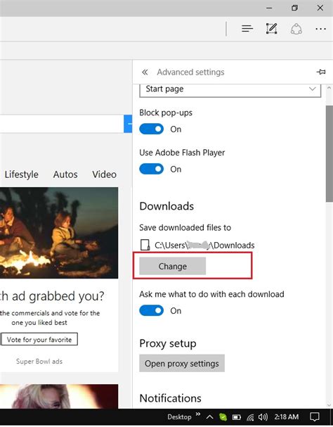 Change Default Download Location In Microsoft Edge Pcguide4u