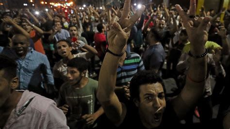 Egypt Protests Hundreds Held After Rare Anti Government Unrest Bbc News