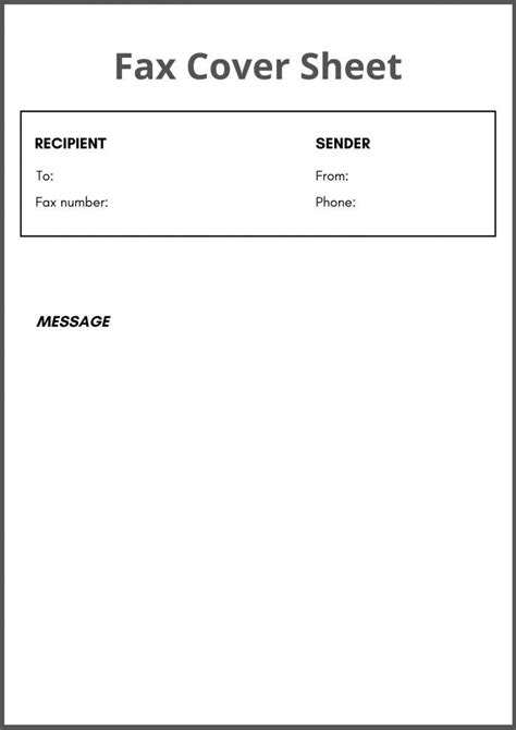 Sometimes, the user does not have the time to type and create his own pdf or doc version of the fax cover. Free Printable Basic Fax Cover Sheet Template PDF | Sample ...