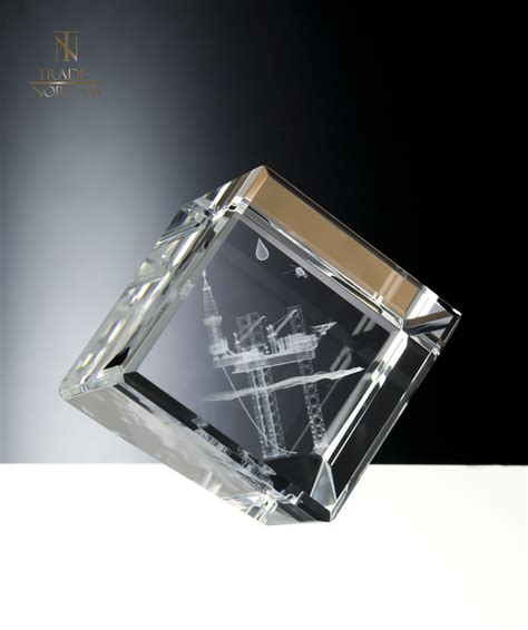 Cubo De Cristal 5x5 Cms Con Plataforma Tradis Nordam Store