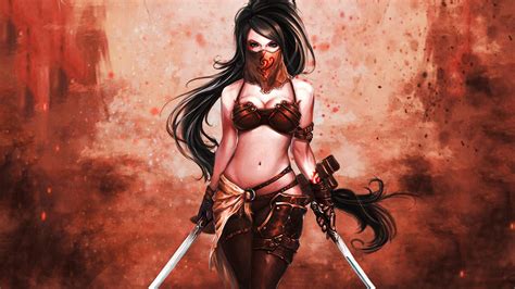 fantasy artwork art women girl girls female warrior wallpapers hd desktop and mobile