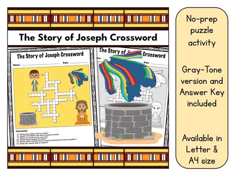 Story of Joseph Crossword Puzzle