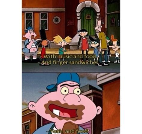 Food Hey Arnold Cartoon Tv Shows Arnold Quotes