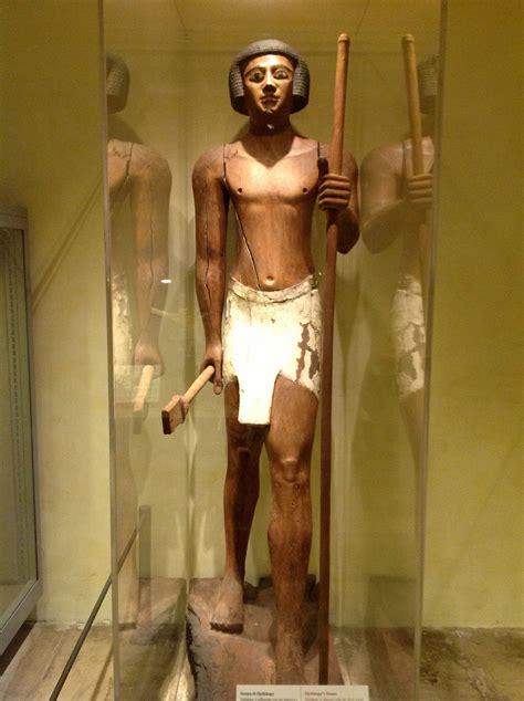 Wooden Statue From Schiaparelli Excavations At Gebelein And Asyut