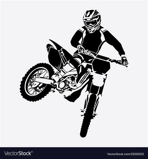 Freestyle Motocross Design Royalty Free Vector Image