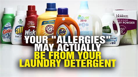 Health Ranger Are Your Allergies Actually Caused By Your Laundry