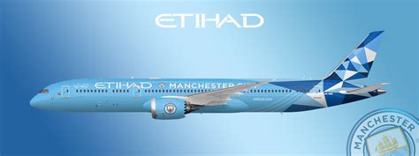 Boeing 787 9 Etihad Airways Manchester City Livery Mka1881s Workshop