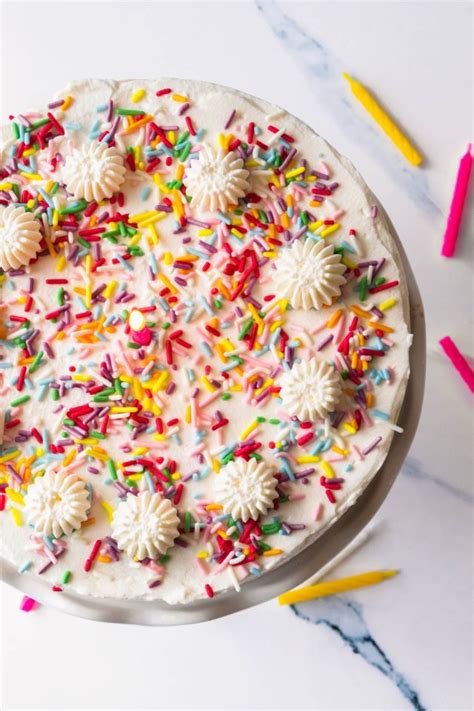 Quick Funfetti Birthday Cheesecake Recipe Sugar Cloth