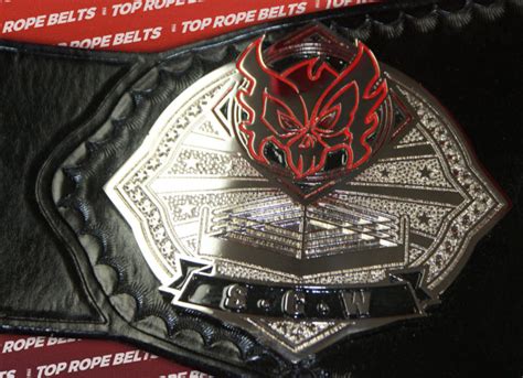 Squared Circle Championship Wrestling Title Top Rope Belts