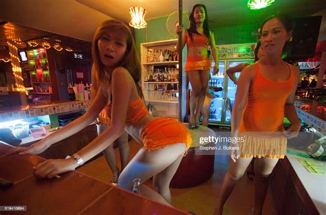 Women Dance At A Bar Girl Bar In Lamai Beach On Ko Samui Island Photo