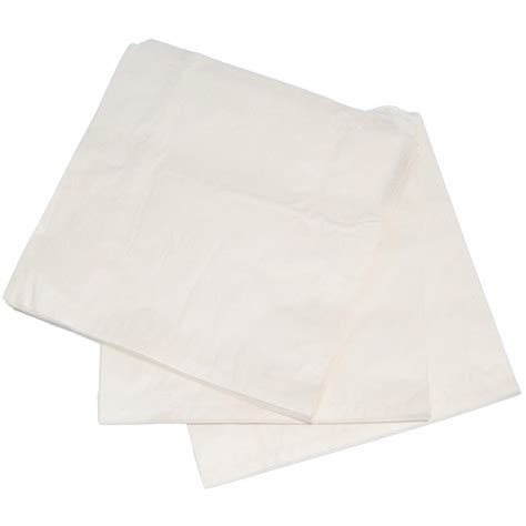 1000 X White Paper Bags 10 X 10 Strung Food Bags