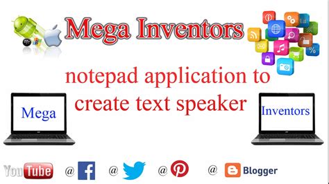 Notepad Application To Create Text Speaker Youtube