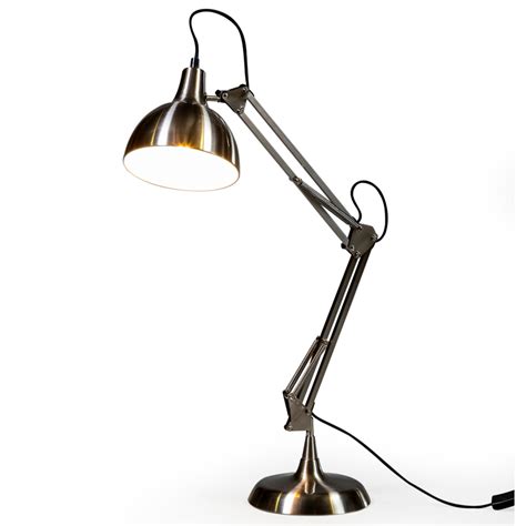 Maybe you would like to learn more about one of these? Brushed Steel Traditional Large Desk Lamp | Modern Table Lamps