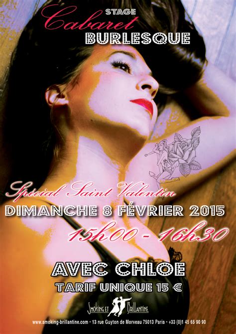 Chloe Burlesque Smoking Et Brillantine