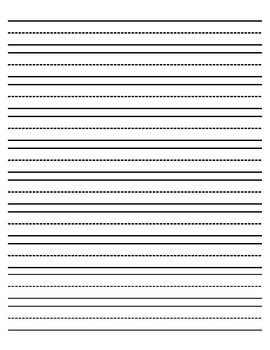 Dont panic , printable and downloadable free primary lined paper template bromleytowing com we have created for you. Primary Lined Writing paper with doted lines by KristenH | TpT
