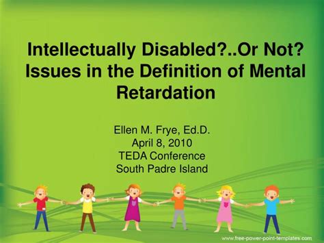 Ppt Intellectually Disabledor Not Issues In The Definition Of