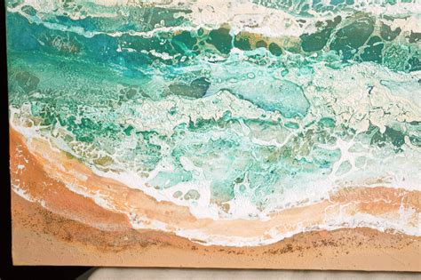 Modern Seascape Тurquoise Impression Sold 🔴 Milena Gaytandzhieva