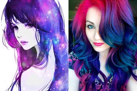 Hair Color 2017 Galaxy Hair Galaxy Hair Color Hair