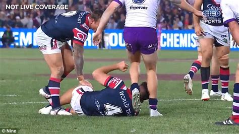 Cameron Munster Kicks Player In The Head During Melbourne Storm Sydney