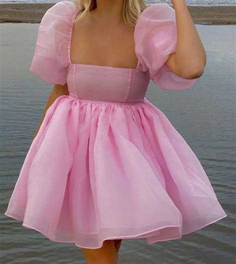 Pin By A On Fashion In 2021 Short Puffy Dresses Puffy Dresses Pretty Dresses