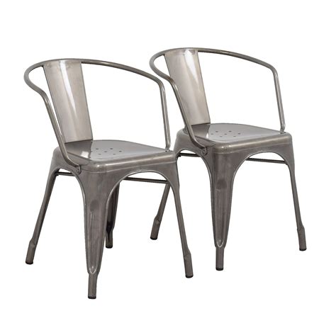It has a swivel and rocking function. 70% OFF - Target Target Carlisle Metal Dining Chair / Chairs