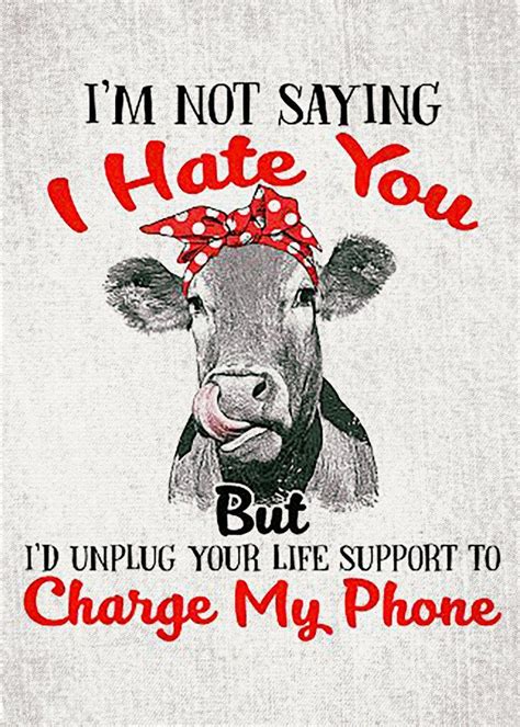 Cow Animals Poster Print Metal Posters Displate Cow Quotes Cows