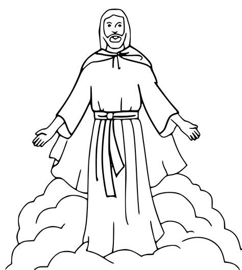 Black And White Clipart Jesus Clip Art Library