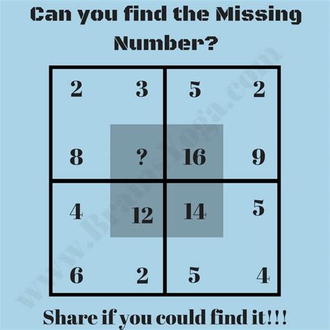 Picture Maths Brain Teaser For Kids With Answer
