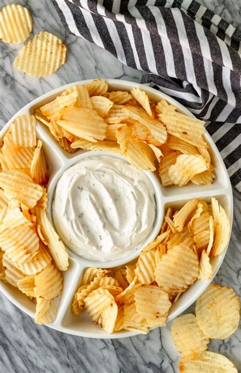 Easy Chip Dip Recipe For Potato Chips 3 Ingredients Unsophisticook