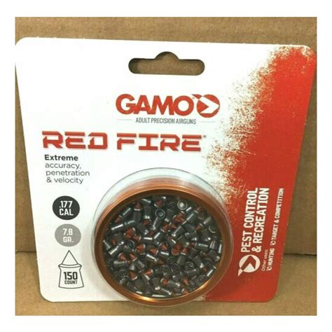 Buy Bbs And Pellets Gamo 632270154 Red Fire Pellets 177 Cal Tins Of 150