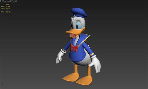 Donald Duck 3d Model Cgtrader