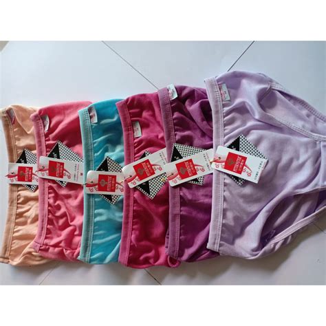 Jual Celana Dalam Wanita Katun Celana Dalam Perempuan 12 Pcs Shopee Indonesia