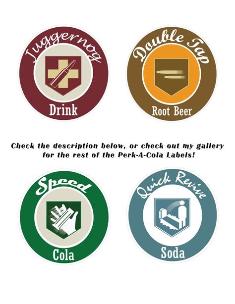 Perk A Cola Labels By Tbonecaputo On Deviantart Call Of Duty Zombies