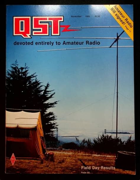 Vintage Qst Magazine November Golden Gate Bridge Photo Cover Arrl Ham Radio Picclick Uk