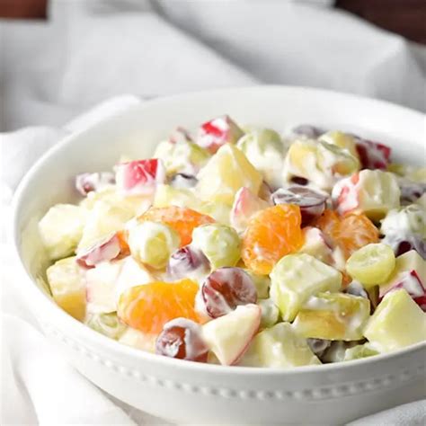 Fruit Salad With Mayonnaise Dressing Twin Fruit