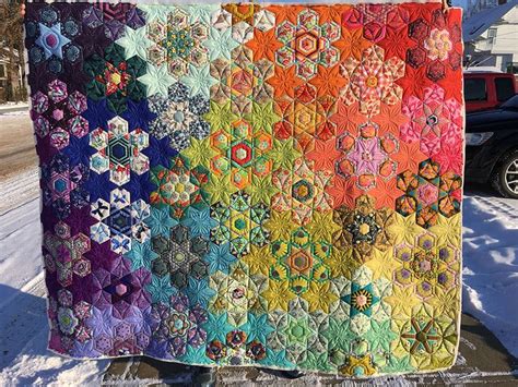 Dianas Tulas Bloomers — Kathleen Quilts Quilts English Paper