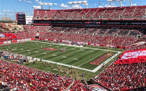 The tampa bay buccaneers kick off their 2020 schedule on sunday, sept. Download wallpapers Raymond James Stadium, Ray Jay, Tampa ...