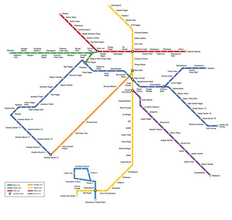 Delhi Metro Route Map Timings Printable Graphics
