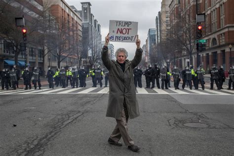 donald trump inauguration a day of ceremony protests and celebration the new york times